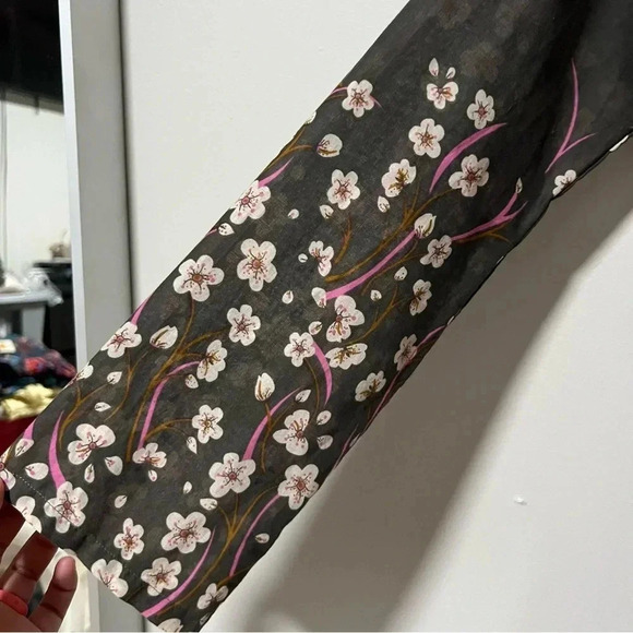 Johnny Was Floral Empire Crochet Collar Tunic Size XS - Picture 4 of 8